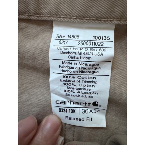 Carhartt B324 FDK Relaxed Fit Work Pants - 36x26.5 - Picture 11 of 12